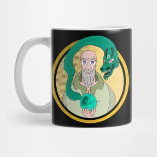 The Monk and the Dragon Mug